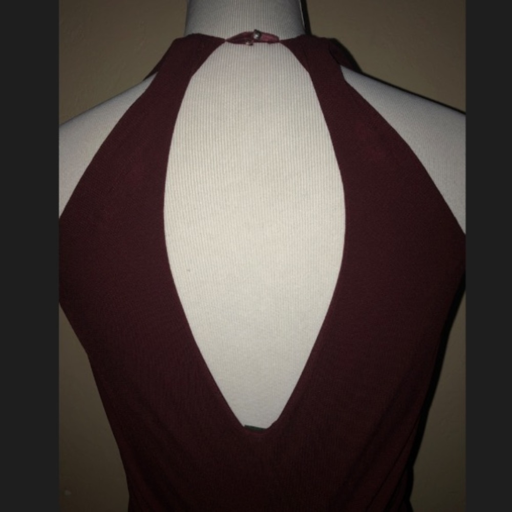 Final Price Ralph Lauren burgundy wrap dress - Picture 3 of 8